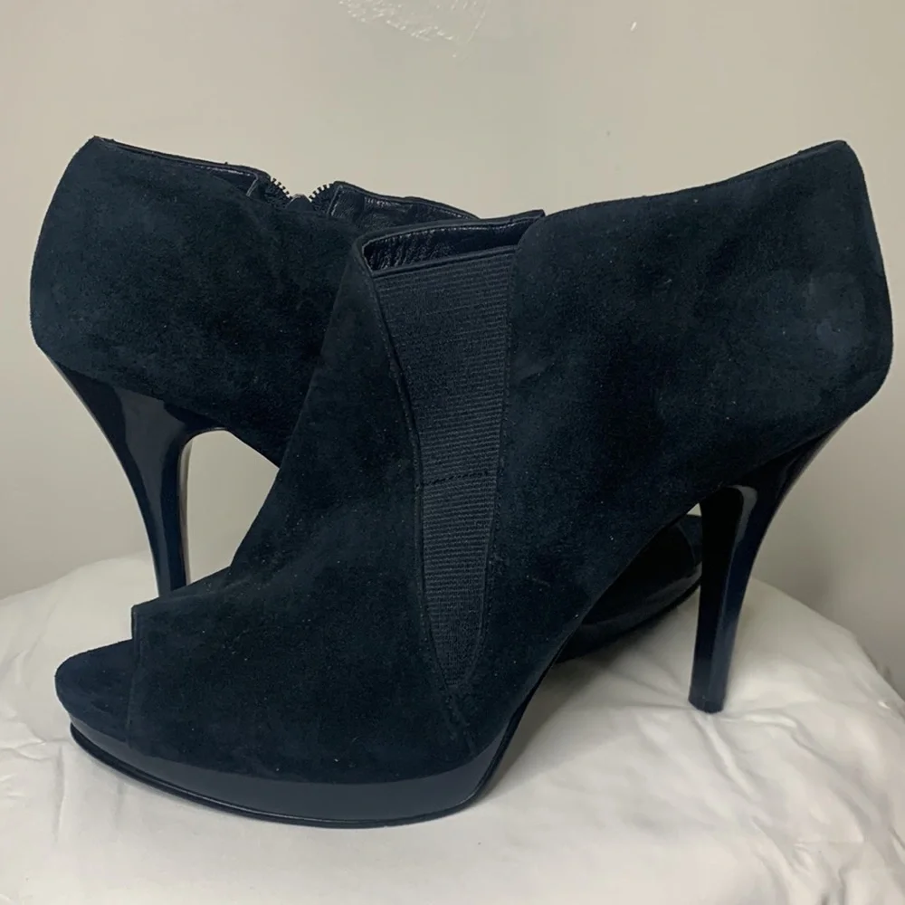 Nine West Peep Toe Booties - Picture 2 of 6